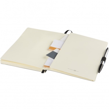 Logo trade advertising products picture of: Revello A5 soft cover notebook